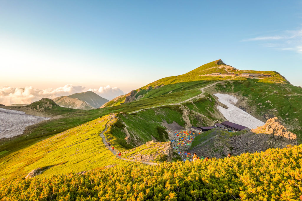 白馬岳・夕焼けの白馬岳