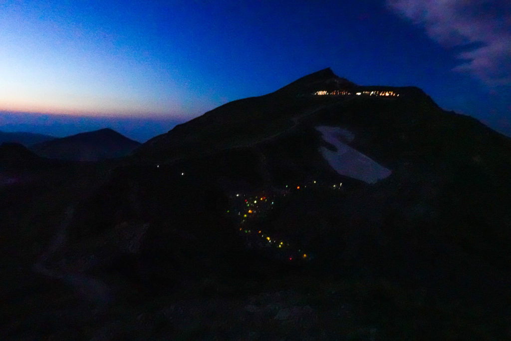 白馬岳・夜の白馬岳