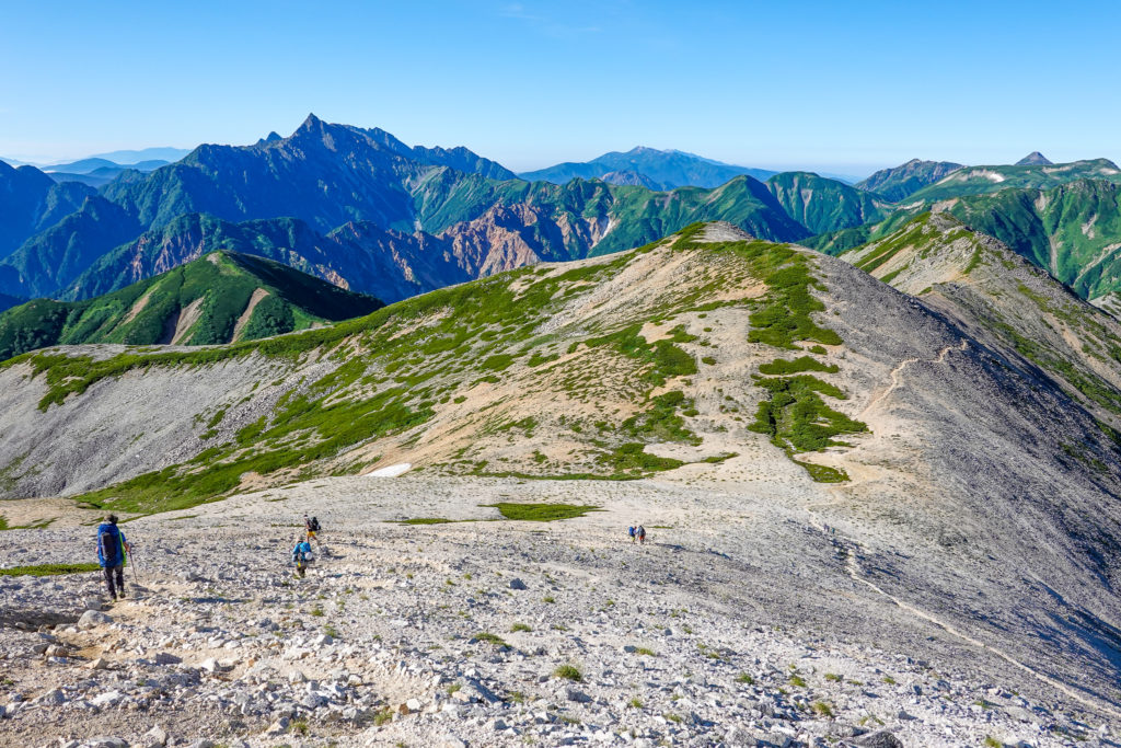 裏銀座・野口五郎岳