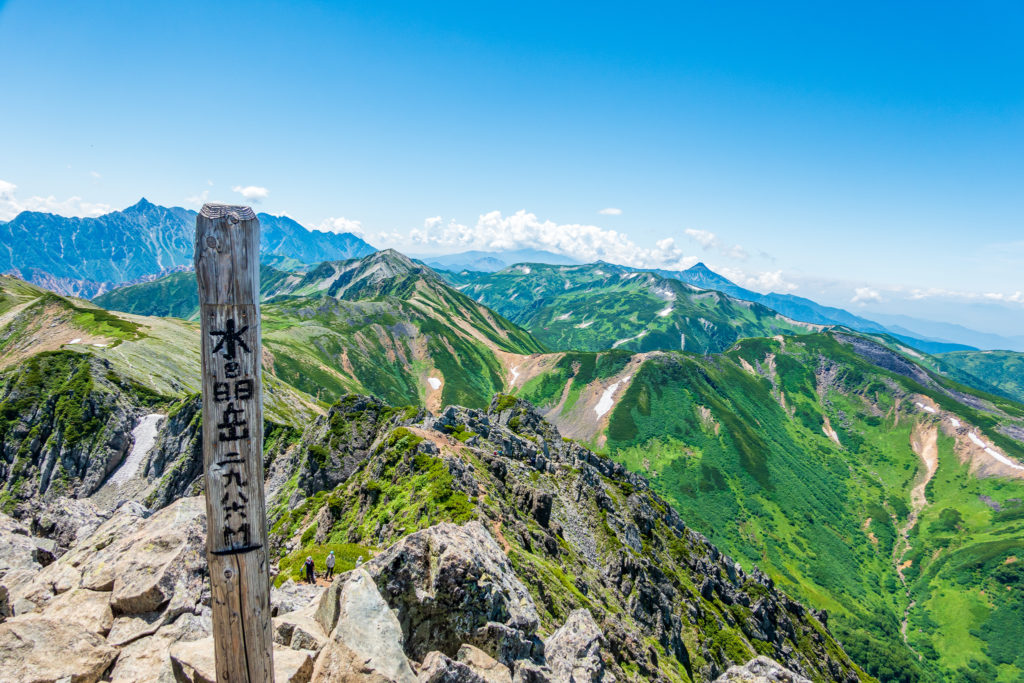 裏銀座・水晶岳(黒岳)山頂