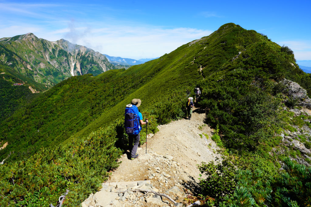 鹿島槍ヶ岳・爺ヶ岳・爺ヶ岳(北峰)