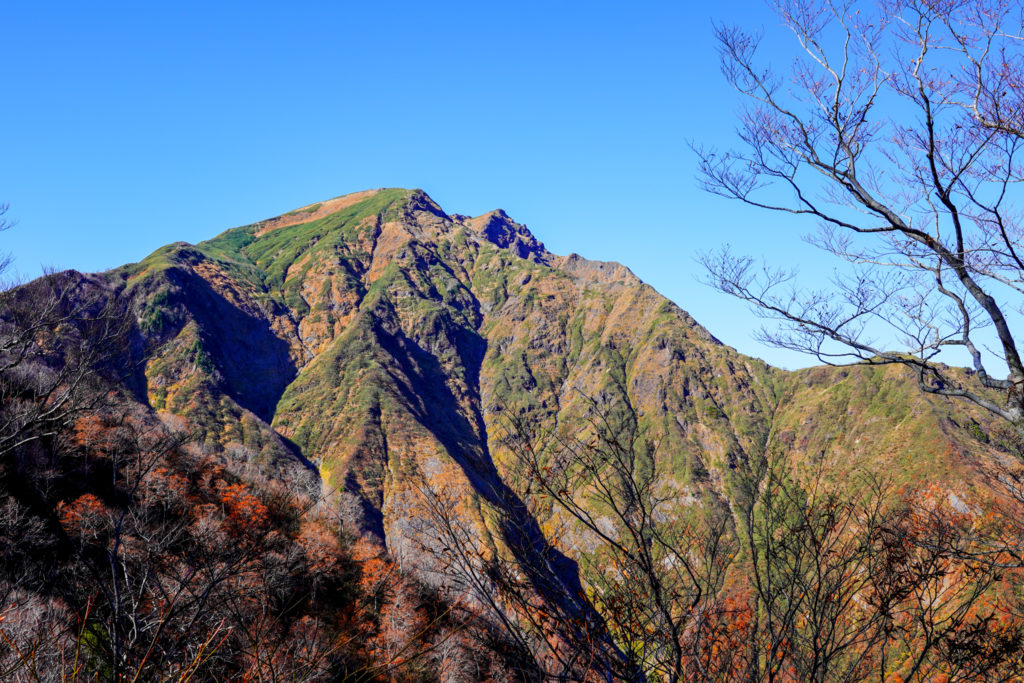 谷川岳・天神から見た谷川岳