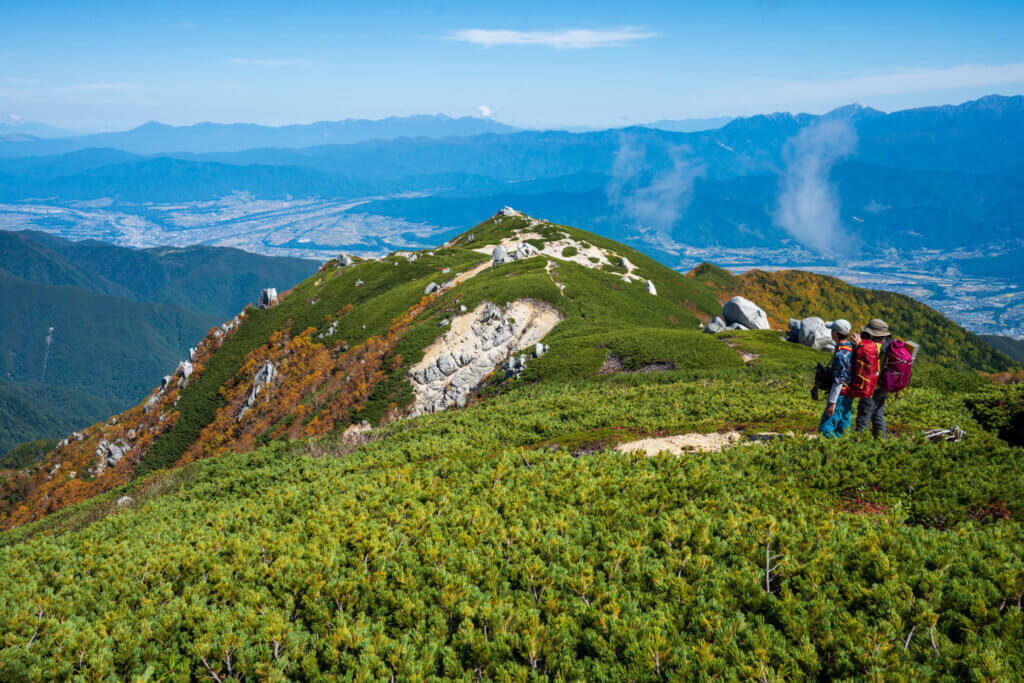 空木岳・ご夫婦で登山(ステキ)