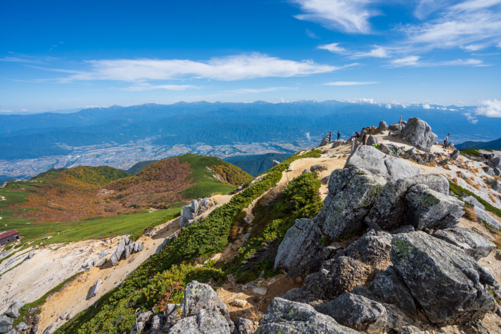空木岳・空木岳山頂の様子