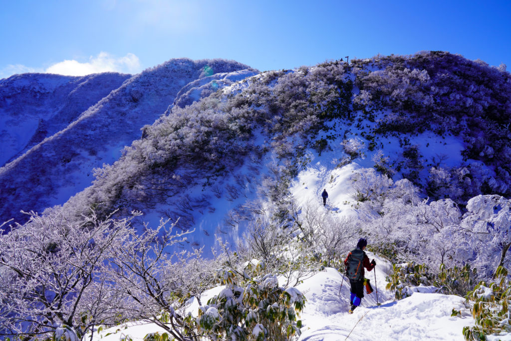 積雪期・荒島岳・2019、今年は雪は少ないみたい