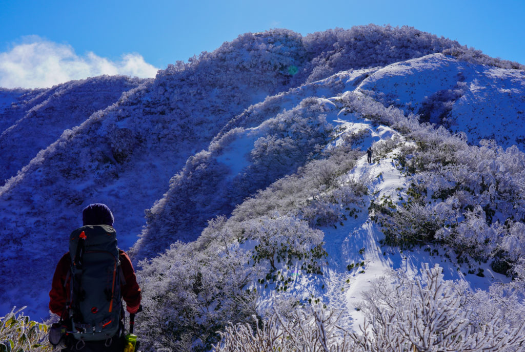 積雪期・荒島岳・もちがかべ