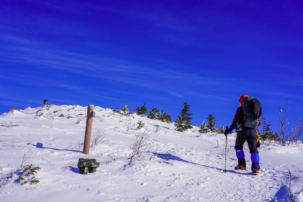 厳冬期・四阿山・まだ山頂ではありません