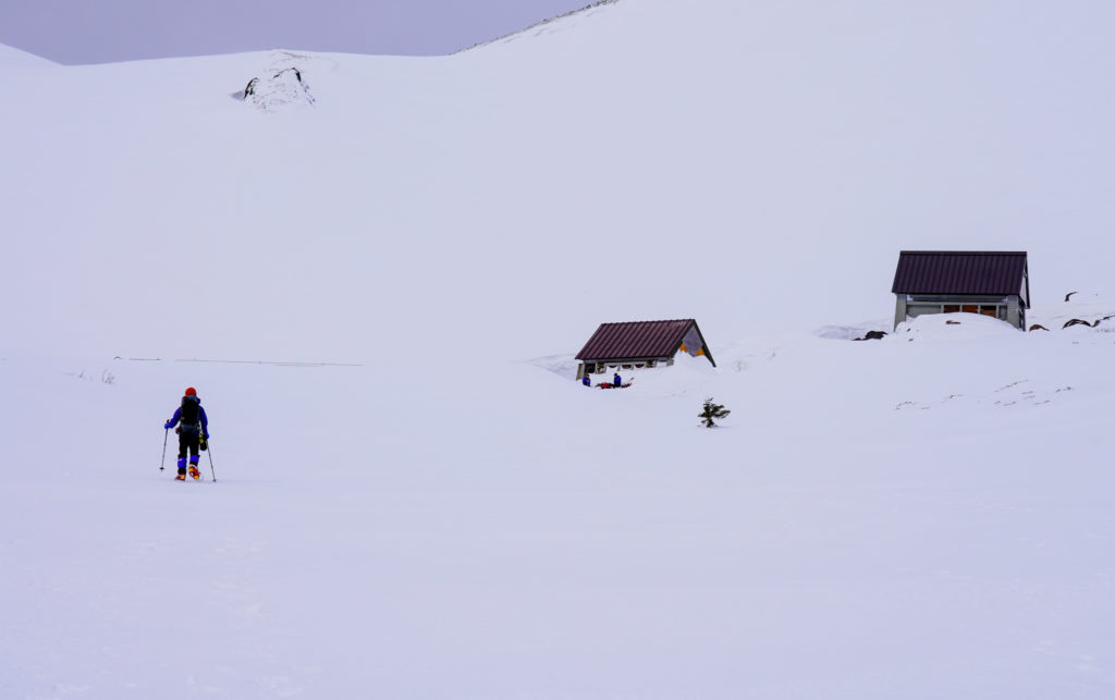 厳冬期・乗鞍岳・肩の小屋口
