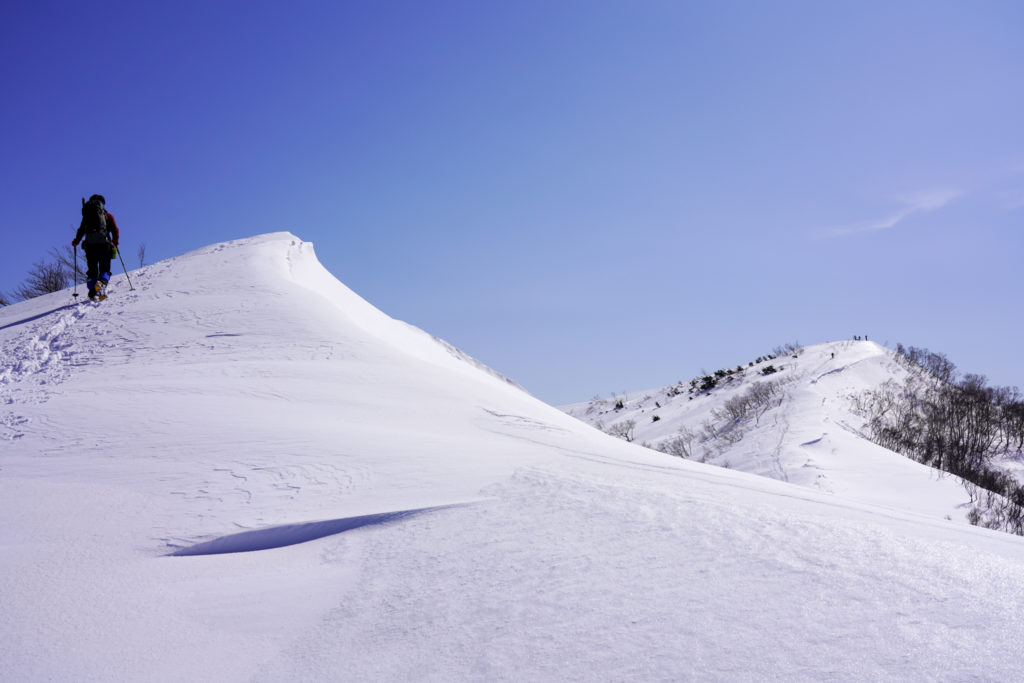 残雪期・東谷山・日白山・偽ピークから日白山山頂へと