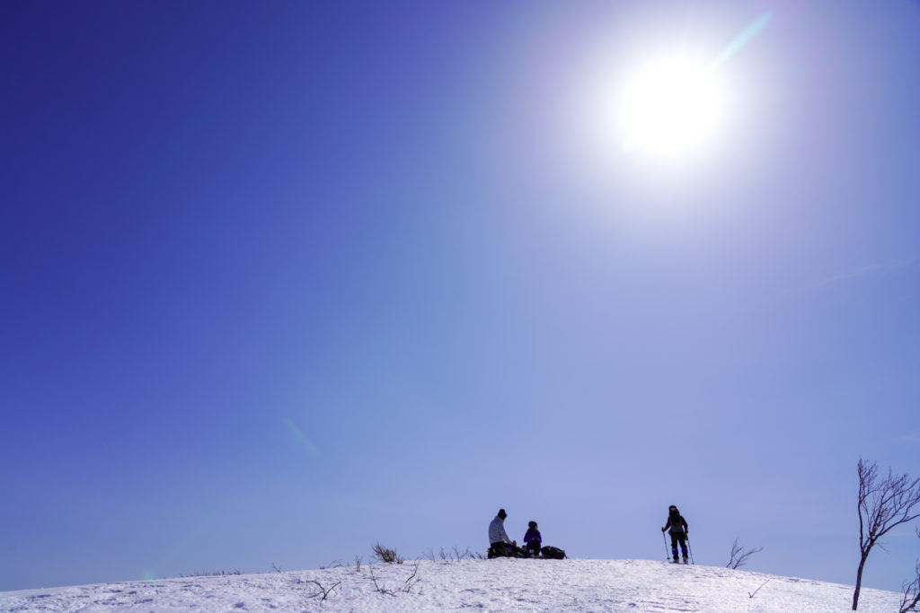 残雪期・東谷山・日白山・日白山ゴール目前!