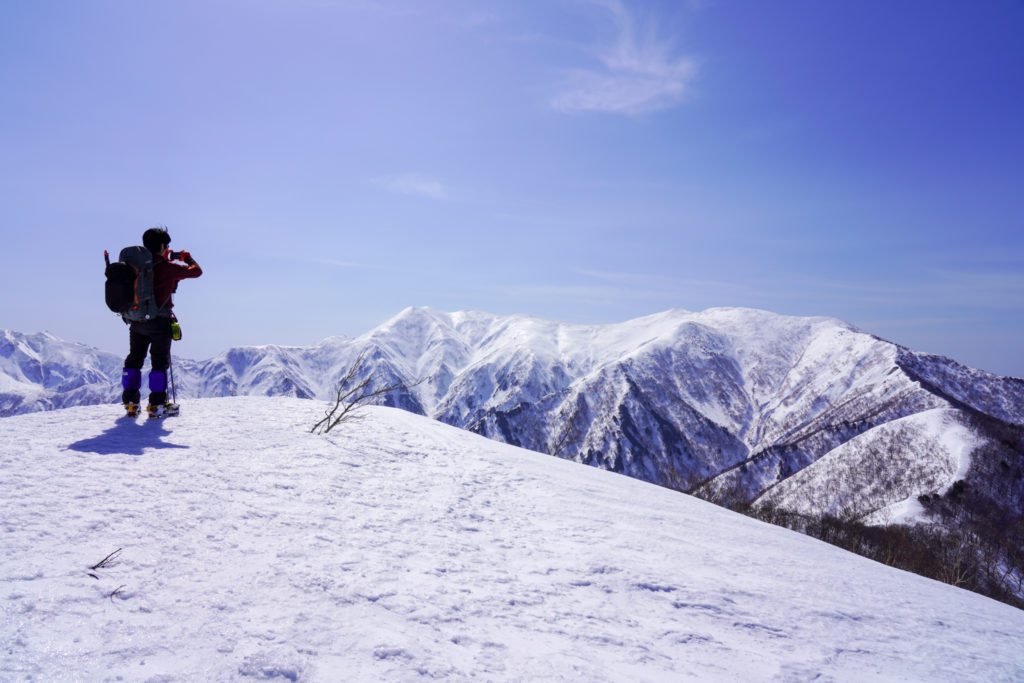 残雪期・東谷山・日白山・日白山山頂