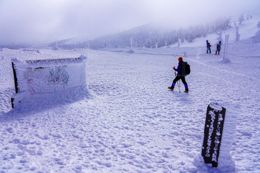 残雪期・蔵王山(熊野岳・刈田岳)・地蔵山へ