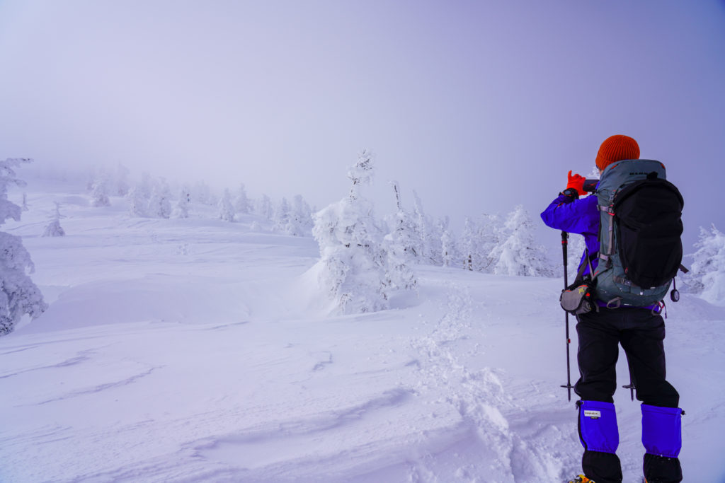 残雪期・蔵王山(熊野岳・刈田岳)・快晴はどこへ