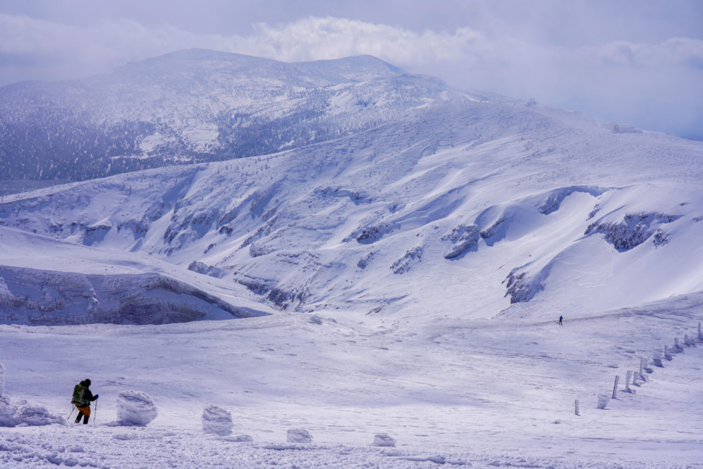 残雪期・蔵王山(熊野岳・刈田岳)・熊野岳、次は刈田岳