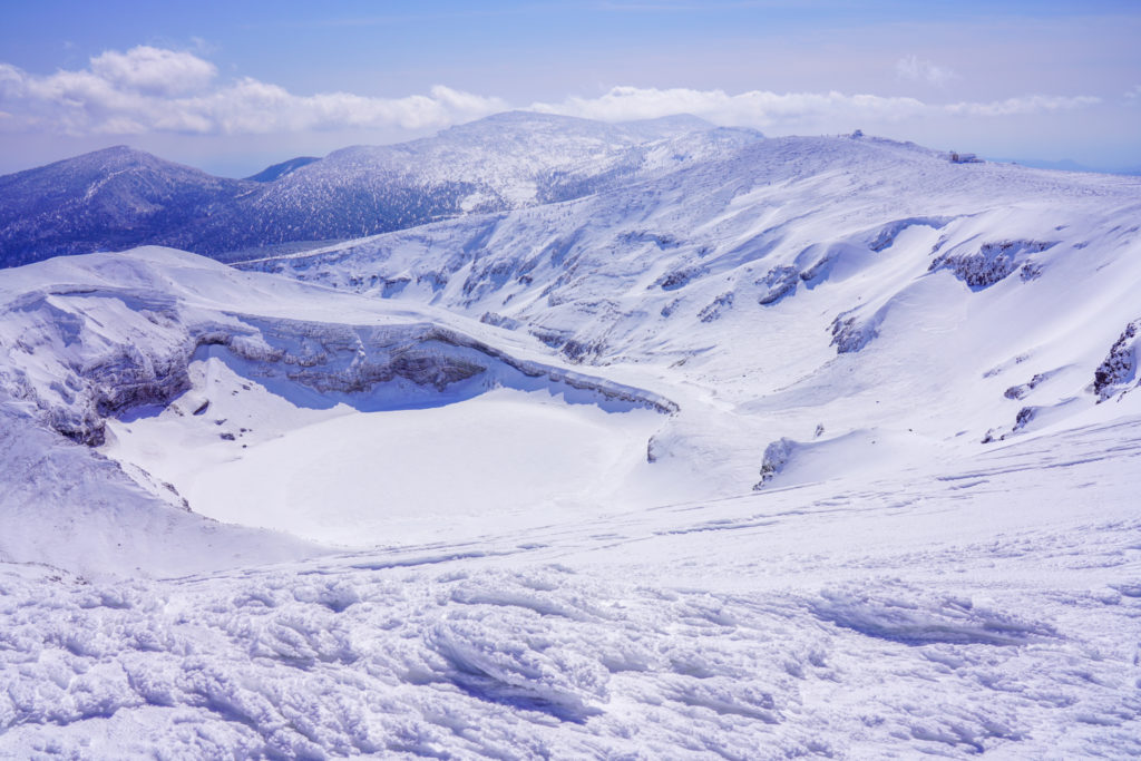 残雪期・蔵王山(熊野岳・刈田岳)・蔵王の御釜