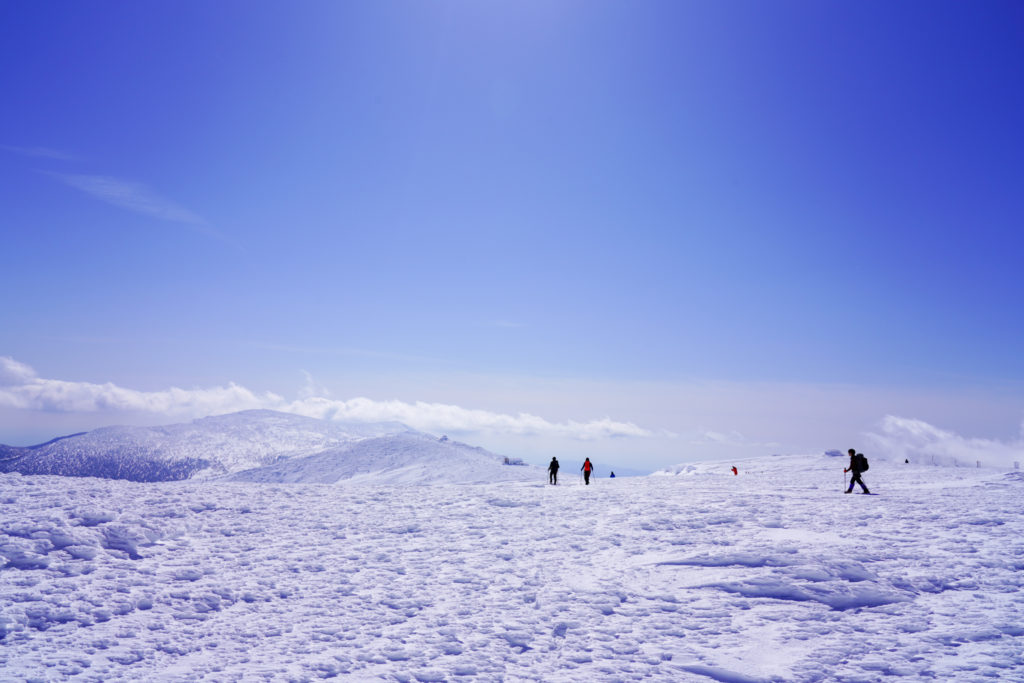 残雪期・蔵王山(熊野岳・刈田岳)・馬の背
