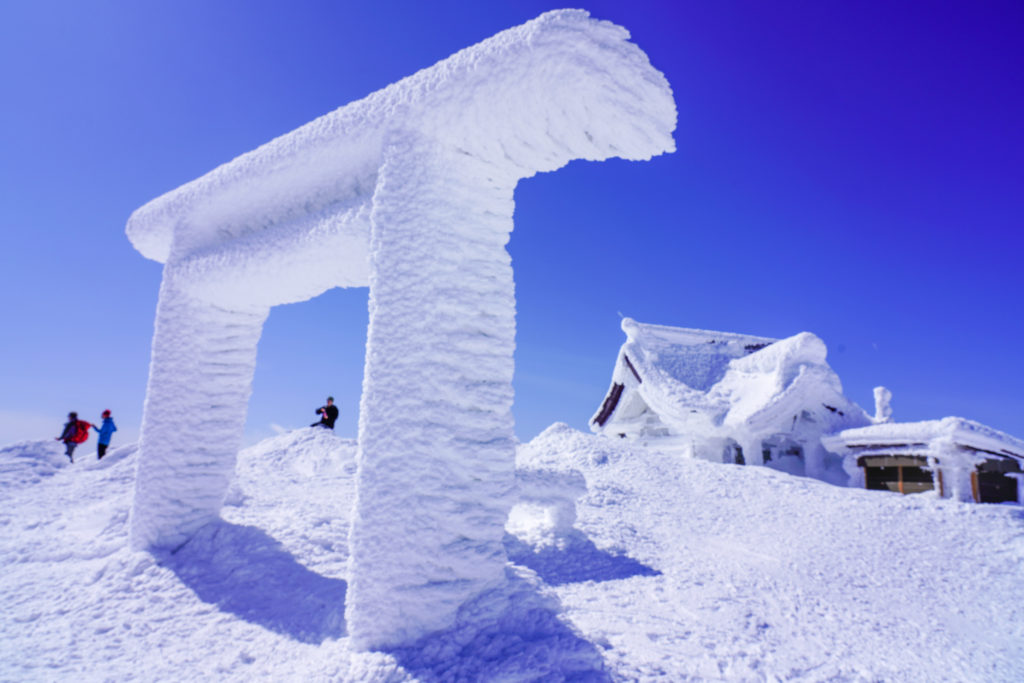 残雪期・蔵王山(熊野岳・刈田岳)・刈田岳山頂