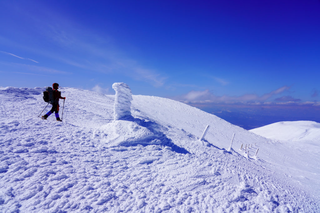 残雪期・蔵王山(熊野岳・刈田岳)・熊野岳から地蔵山へと