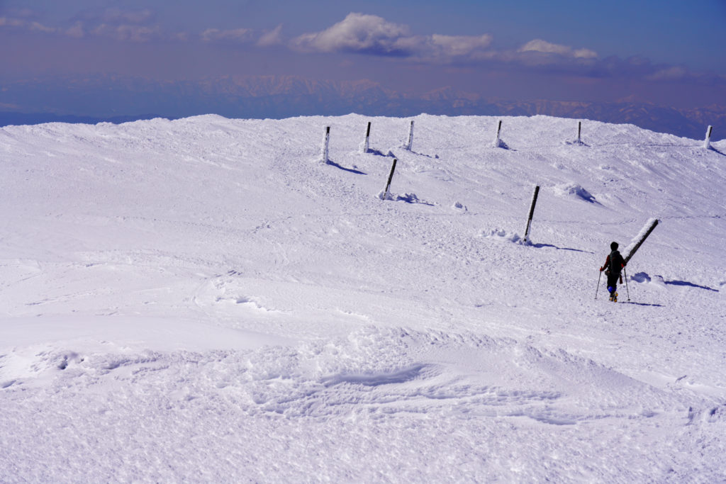 残雪期・蔵王山(熊野岳・刈田岳)・地蔵山へと