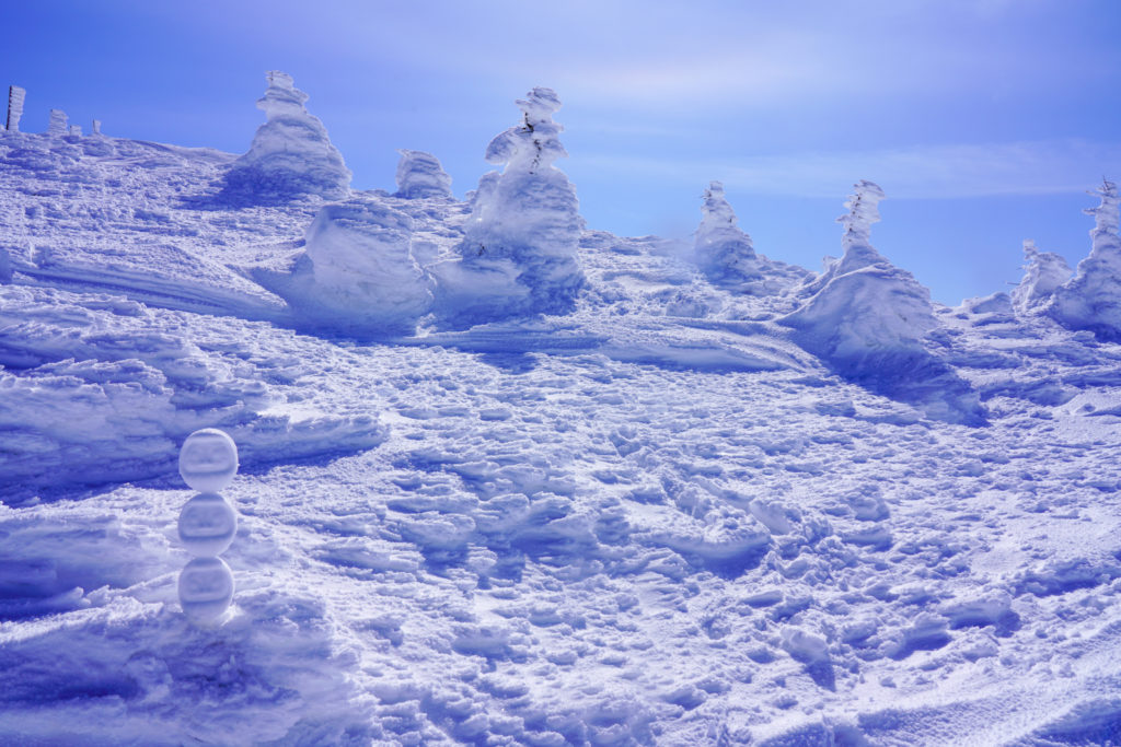 残雪期・蔵王山(熊野岳・刈田岳)・スノーモンスター(偽)