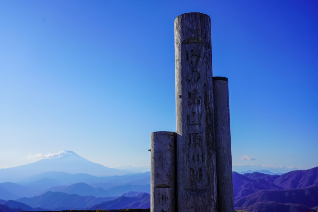 塔ノ岳・丹沢山・塔ノ岳からの富士山