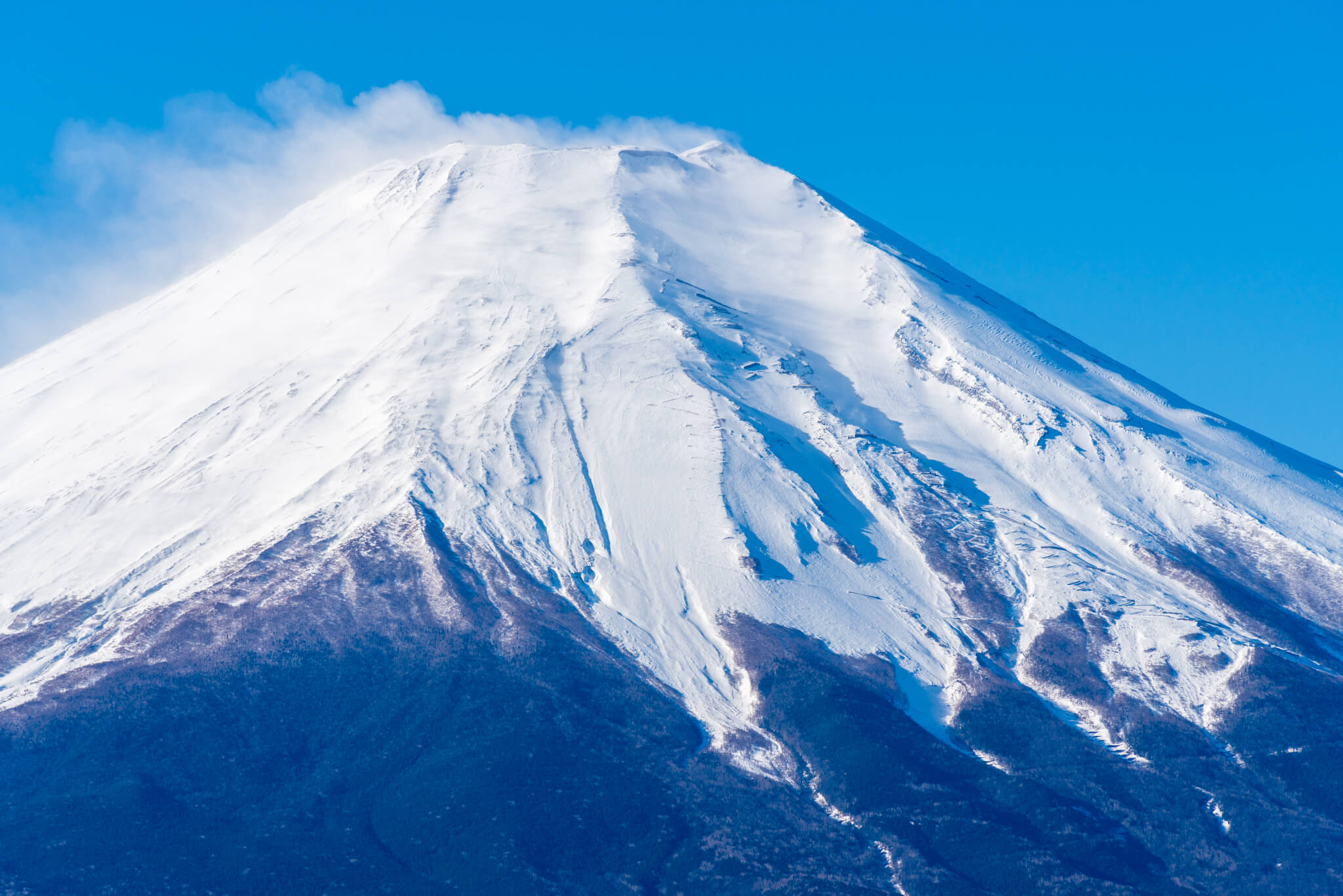 12月、富士山を見に石割山～平尾山～大平山・日帰り登山